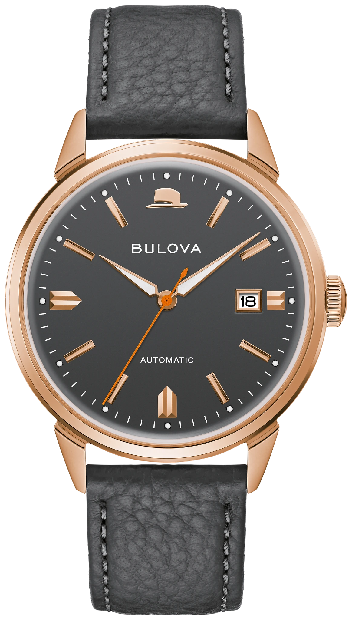 Gray Dial Leather Strap Summer Wind 97B206 | Bulova